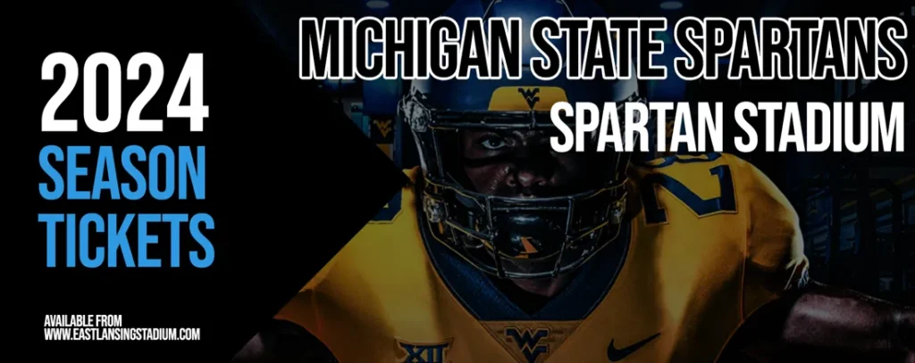Michigan State Spartans Football 2024 Season Tickets at Spartan Stadium - MI