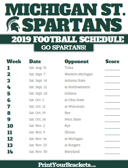 PARKING: Michigan State Spartans vs. Tulsa Golden Hurricane at Spartan Stadium