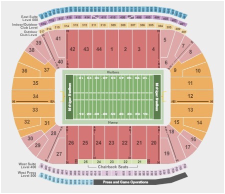 spartan stadium seating chart