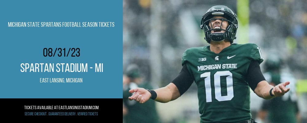 Michigan State Spartans Football Season Tickets at Spartan Stadium - MI
